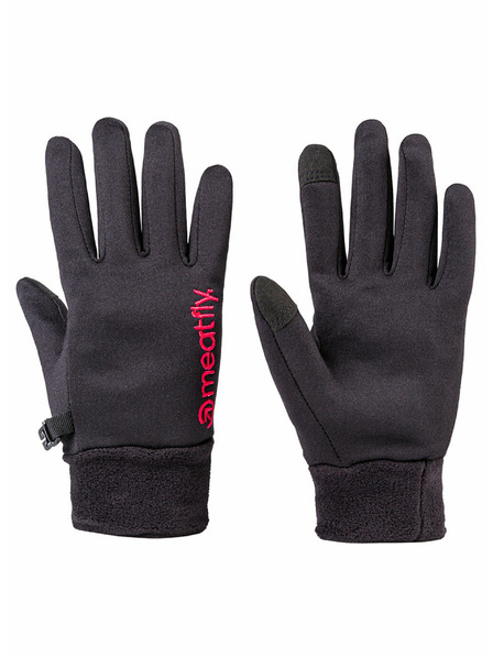 Meatfly Meatfly дамски ръкавици Ladies Powerstretch Black Pink