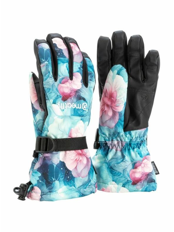 Meatfly Meatfly дамски ръкавици Gazie Pink Flowers