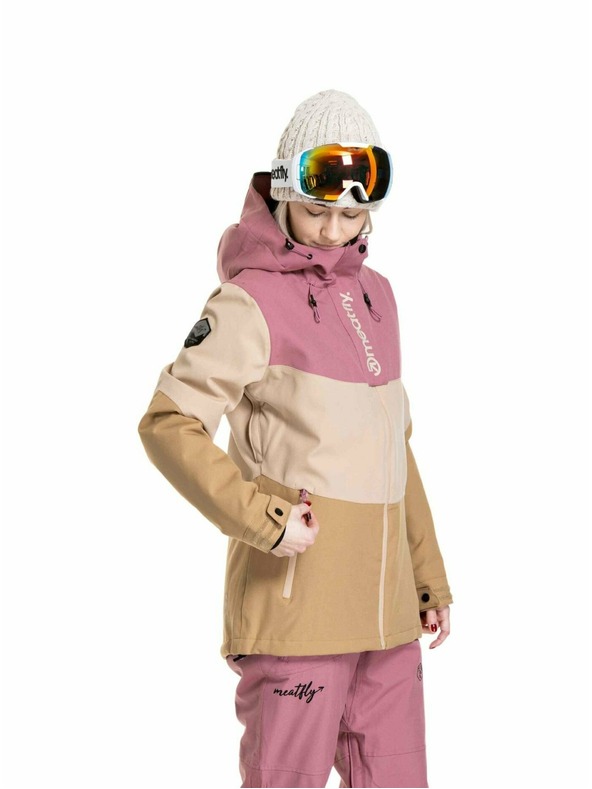 Meatfly Meatfly дамска SNB & SKI якета Kirsten Latte / Dusty Rose