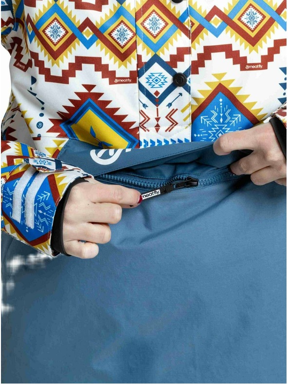 Meatfly Meatfly дамска SNB & SKI якета Aiko White Jones / Slate Blue