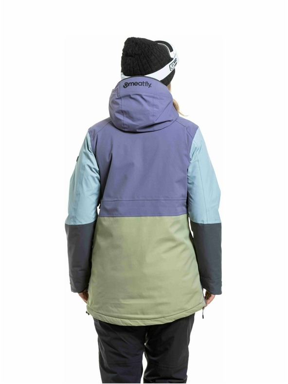 Meatfly Meatfly дамска SNB & SKI якета Aiko Olive Light / Purple Light