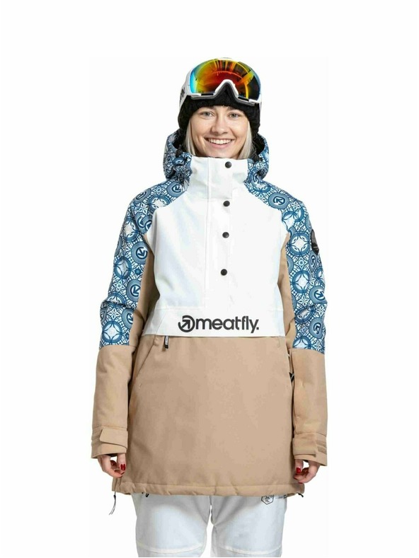 Meatfly Meatfly дамска SNB & SKI якета Aiko Mosaic / Latte