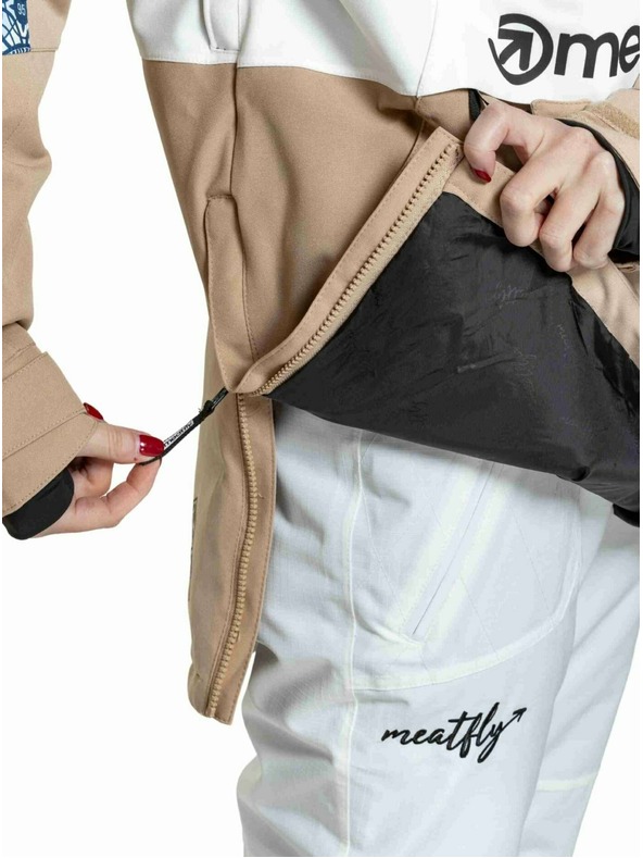 Meatfly Meatfly дамска SNB & SKI якета Aiko Mosaic / Latte