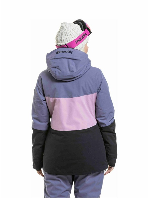 Meatfly Meatfly дамска SNB & SKI якета Kirsten Black / Purple Light