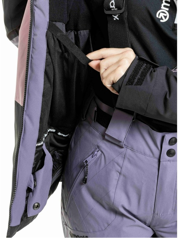 Meatfly Meatfly дамска SNB & SKI якета Kirsten Black / Purple Light