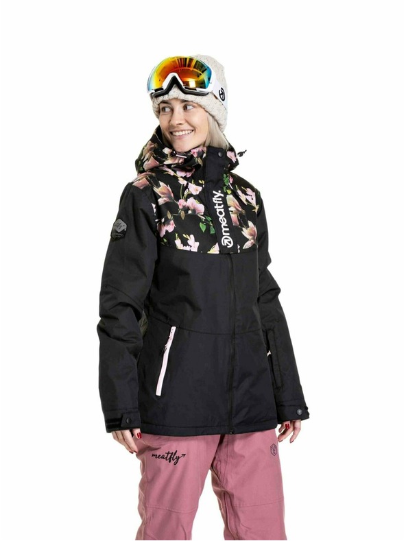 Meatfly Meatfly дамска SNB & SKI якета Kirsten Magnolia / Black