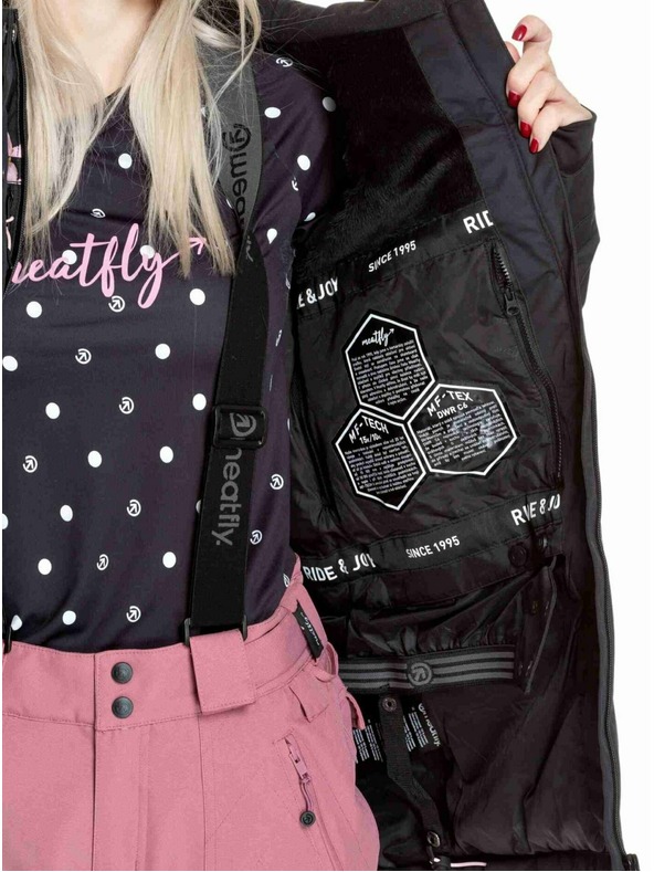 Meatfly Meatfly дамска SNB & SKI якета Kirsten Magnolia / Black