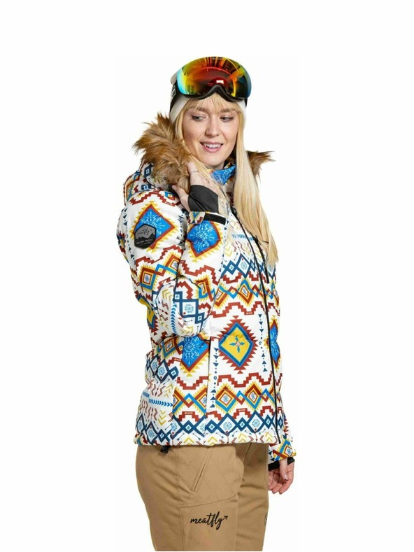 Meatfly Meatfly дамска SNB & SKI якета Bonie White Jones