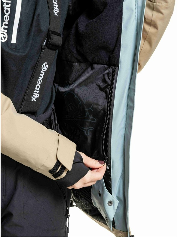 Meatfly Meatfly дамска SNB & SKI якета Kirsten Safari / Cloud