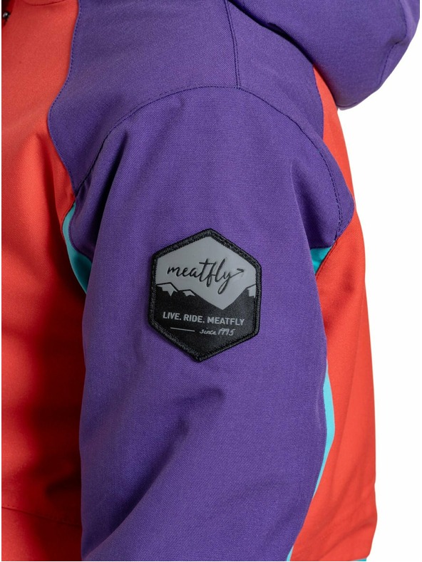 Meatfly Meatfly дамска SNB & SKI якета Aiko Turquoise/Ferrari Red