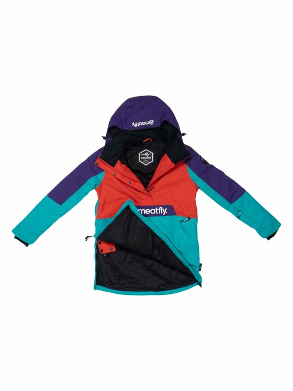 Meatfly Meatfly дамска SNB & SKI якета Aiko Turquoise/Ferrari Red