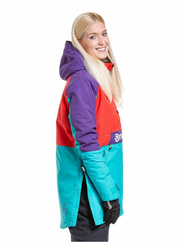 Meatfly Meatfly дамска SNB & SKI якета Aiko Turquoise/Ferrari Red