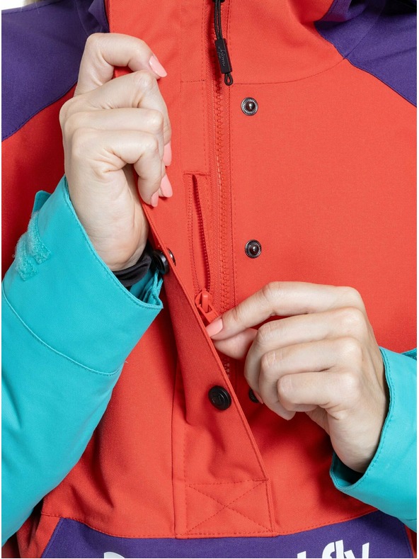 Meatfly Meatfly дамска SNB & SKI якета Aiko Turquoise/Ferrari Red