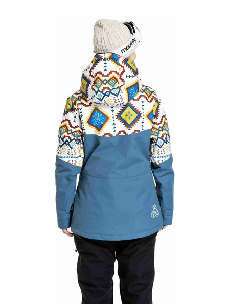 Meatfly Meatfly дамска SNB & SKI якета Kirsten White Jones / Slate Blue