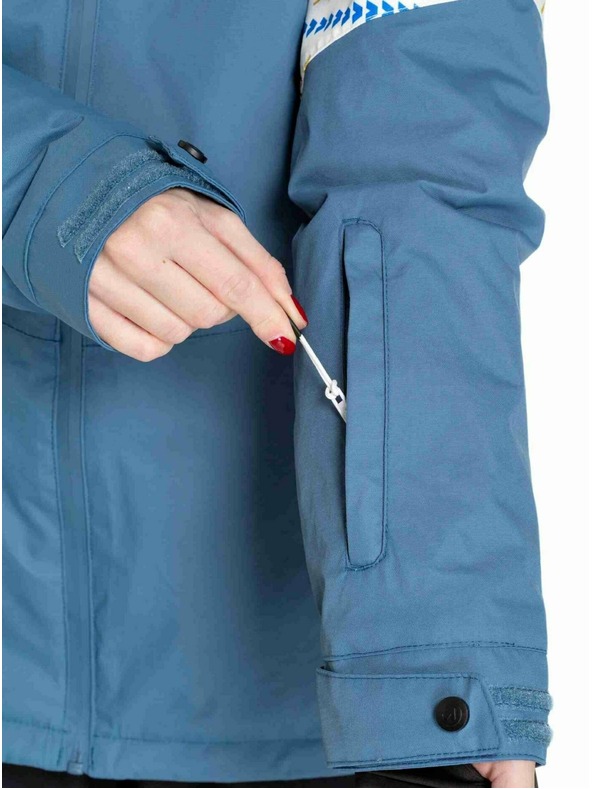 Meatfly Meatfly дамска SNB & SKI якета Kirsten White Jones / Slate Blue