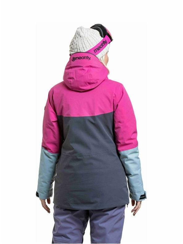 Meatfly Meatfly дамска SNB & SKI якета Kirsten Grey Dark / Pink