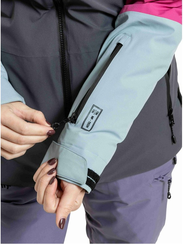 Meatfly Meatfly дамска SNB & SKI якета Kirsten Grey Dark / Pink