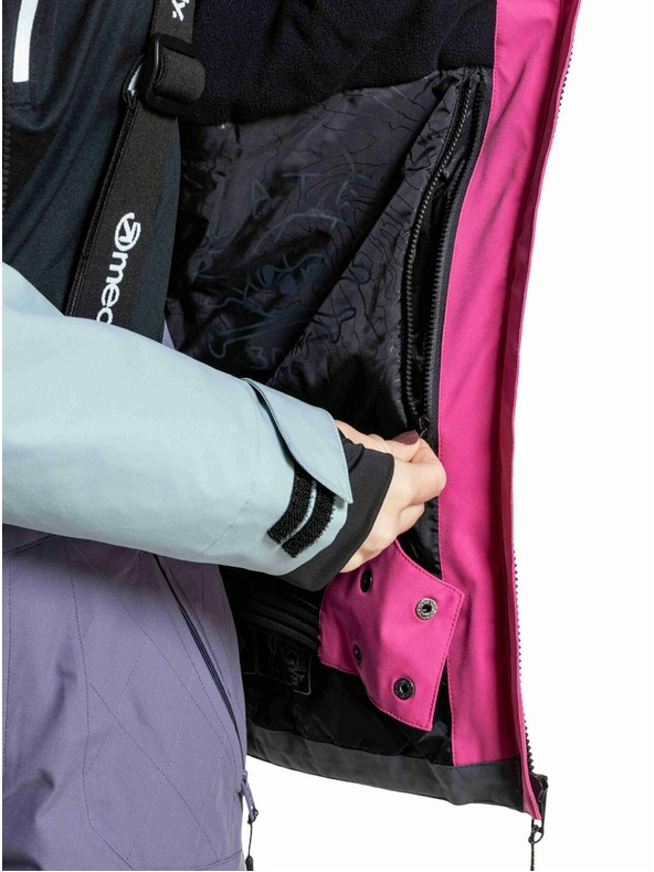 Meatfly Meatfly дамска SNB & SKI якета Kirsten Grey Dark / Pink