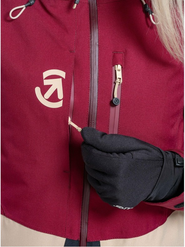 Meatfly Meatfly дамска SNB & SKI якета Gaia Beet Red