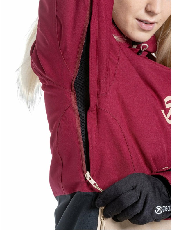 Meatfly Meatfly дамска SNB & SKI якета Gaia Beet Red