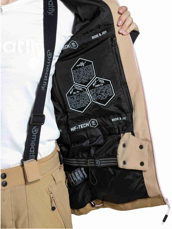 Meatfly Meatfly дамска SNB & SKI якета Gaia Latte