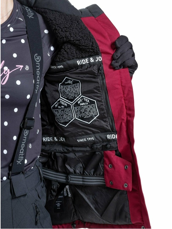 Meatfly Meatfly дамска SNB & SKI якета Terra Beet Red