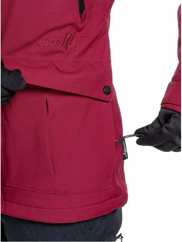 Meatfly Meatfly дамска SNB & SKI якета Terra Beet Red
