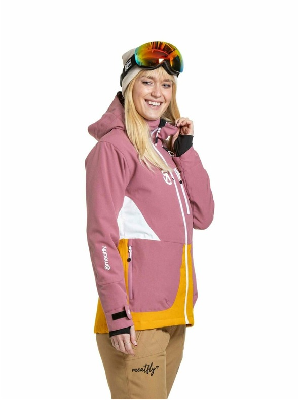 Meatfly Meatfly дамска SNB & SKI якета Gaia Dusty Rose / Sunflower