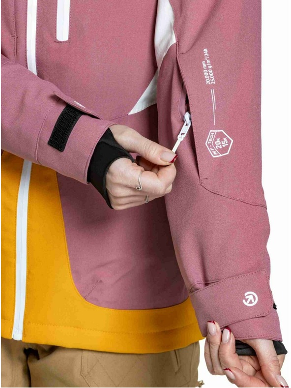 Meatfly Meatfly дамска SNB & SKI якета Gaia Dusty Rose / Sunflower