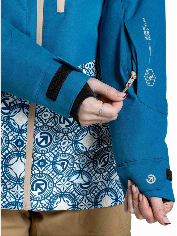 Meatfly Meatfly женска SNB & SKI якета Gaia Mosaic / Blue