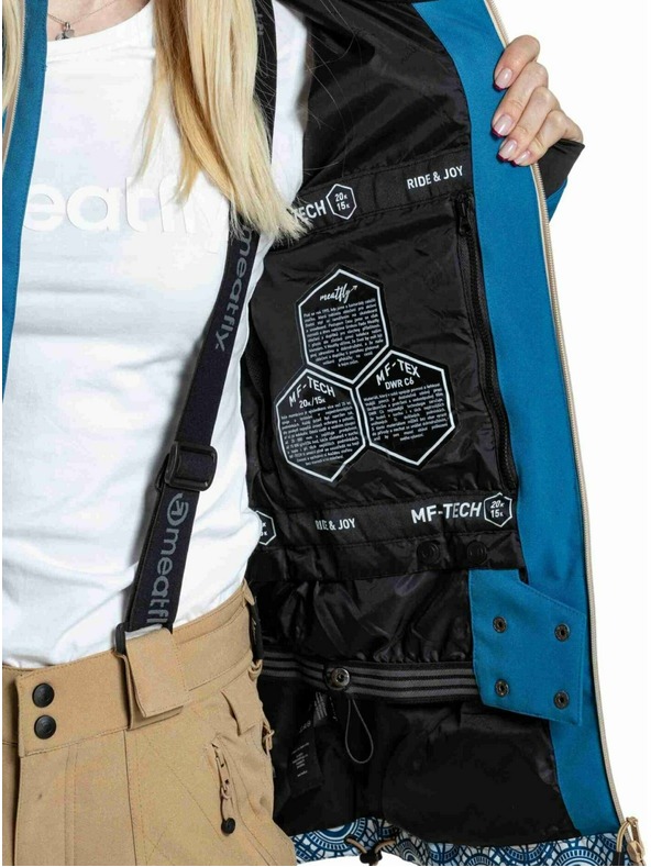 Meatfly Meatfly женска SNB & SKI якета Gaia Mosaic / Blue