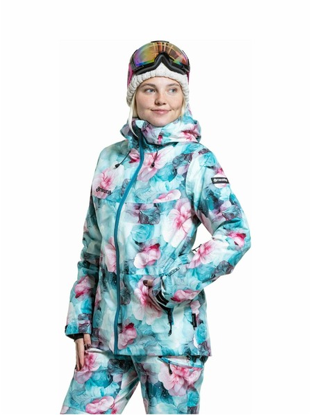 Meatfly Meatfly женска SNB & SKI якета Kirsten Pink Flowers