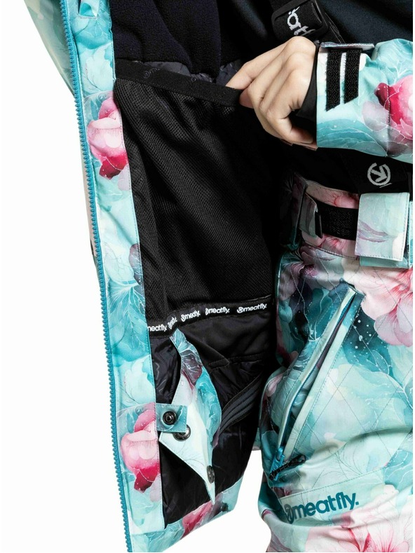 Meatfly Meatfly женска SNB & SKI якета Kirsten Pink Flowers