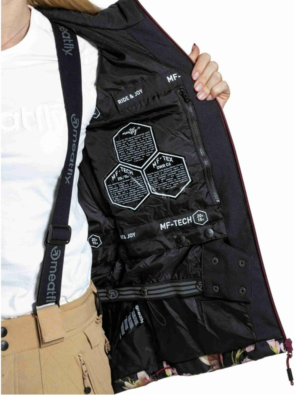 Meatfly Meatfly женска SNB & SKI якета Gaia Magnolia / Black