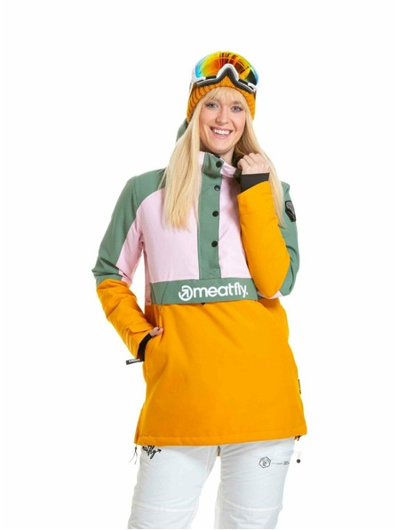 Meatfly Meatfly женска SNB & SKI якета Aiko Pastel Pink / Sunflower