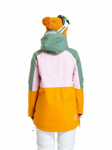 Meatfly Meatfly женска SNB & SKI якета Aiko Pastel Pink / Sunflower