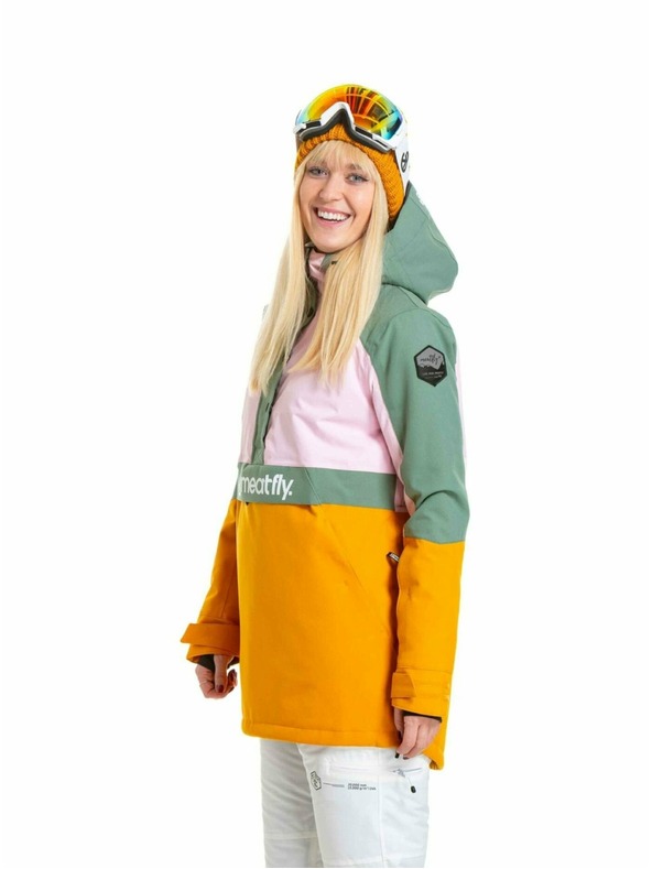 Meatfly Meatfly женска SNB & SKI якета Aiko Pastel Pink / Sunflower