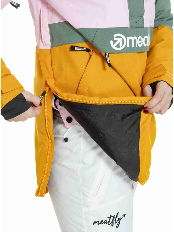 Meatfly Meatfly женска SNB & SKI якета Aiko Pastel Pink / Sunflower