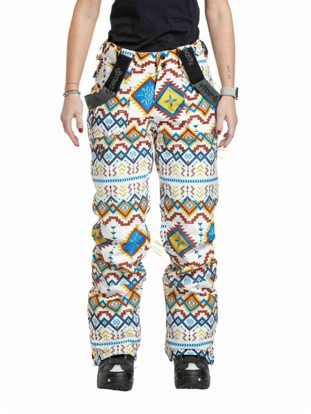 Meatfly Meatfly женски SNB & SKI панталони Foxy White Jones