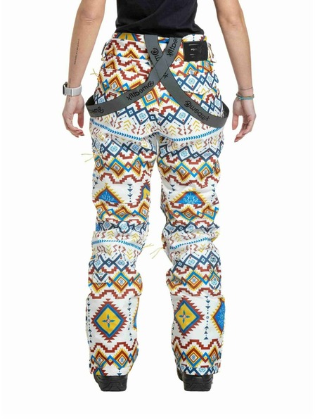 Meatfly Meatfly женски SNB & SKI панталони Foxy White Jones