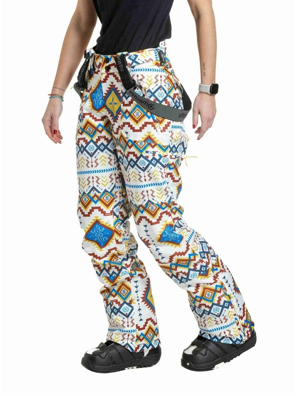 Meatfly Meatfly женски SNB & SKI панталони Foxy White Jones