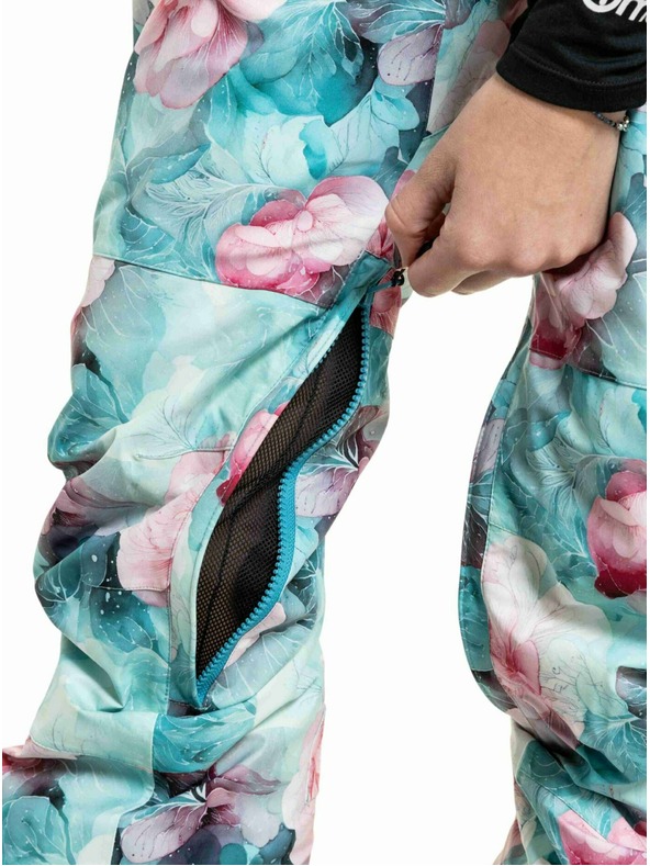 Meatfly Meatfly женски SNB & SKI панталони Foxy Pink Flowers