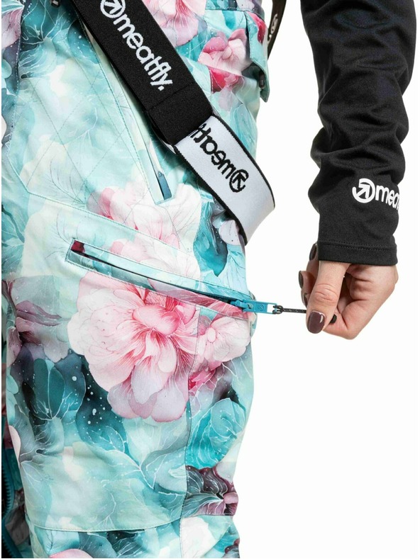 Meatfly Meatfly женски SNB & SKI панталони Foxy Pink Flowers