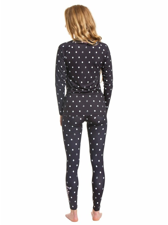 Meatfly Meatfly женска термична тениска Capa Black Dots