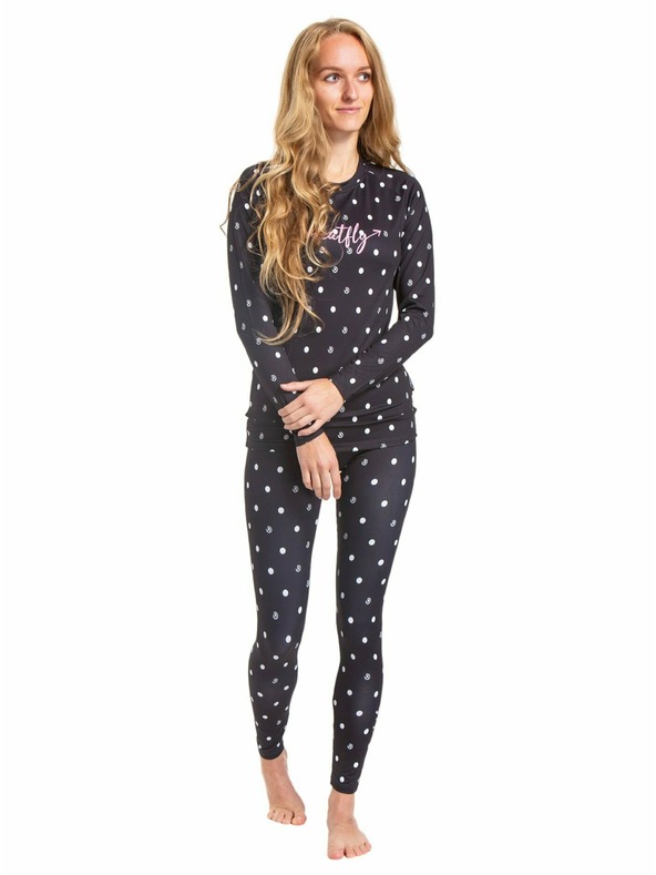 Meatfly Meatfly женска термична тениска Capa Black Dots