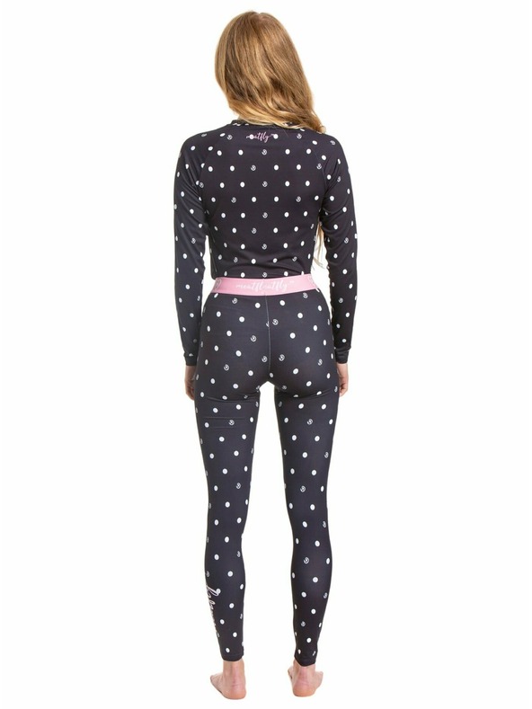 Meatfly Meatfly женска термична тениска Capa Black Dots