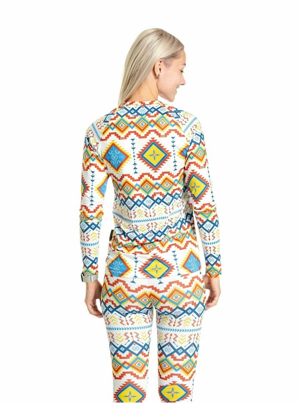 Meatfly Meatfly женска термична тениска Capa White Jones