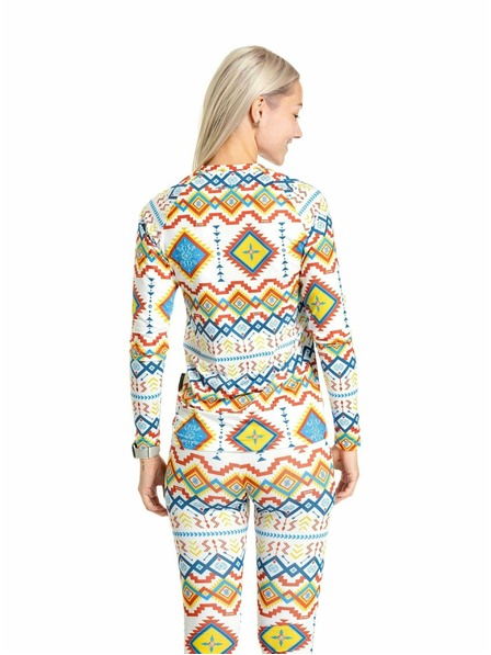 Meatfly Meatfly женска термична тениска Capa White Jones