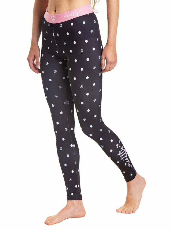 Meatfly Meatfly женски термични панталони Taro Black Dots