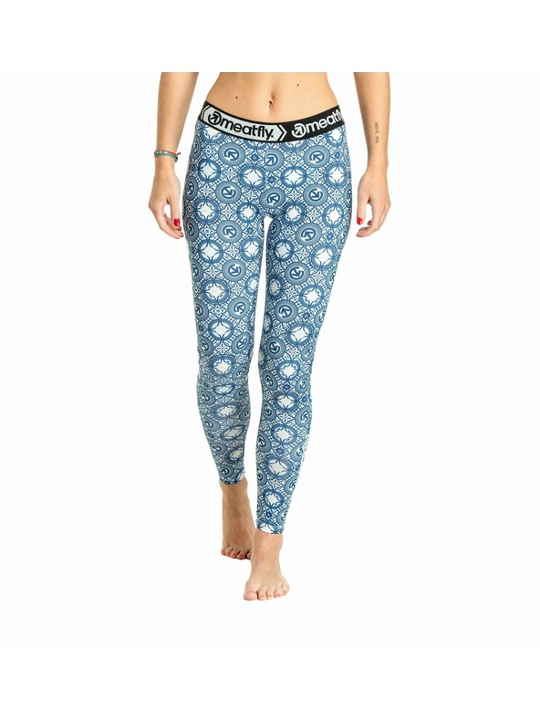Meatfly Meatfly женски термични панталони Taro Mosaic Blue